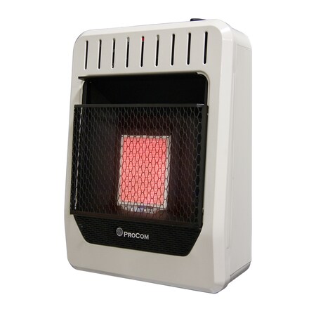 Procom Propane Gas Ventless Infrared Plaque Heater - 10,000 Btu, Manual C ML1PHG